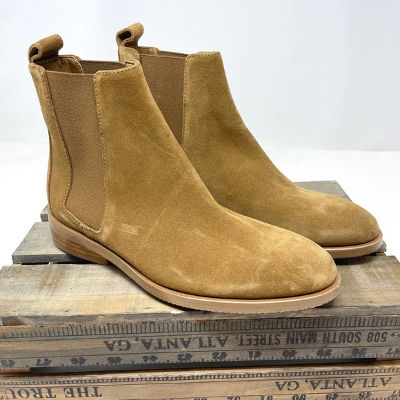 Everlane The Modern Chelsea Boot In Tan Suede Size 5.5 New - Picture 6 of 12
